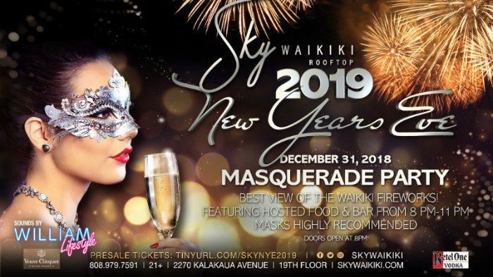 Best View Of Waikiki Fireworks New Year S Eve Masquerade Party At
